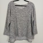 Per Se Sport Heathered Knit Top Women 2X Plus Casual Relaxed Stretchy Versatile Photo 0