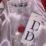 Dalia Collection NWT Size 2 Red Button Front Fully Lined Cotton Blend Blazer Photo 4
