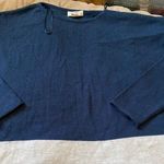 Fat face  Navy and Cream crewneck sweater Photo 2