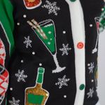Tipsy Elves UGLY Women’s MIX AND BE MERRY CHRISTMAS CARDIGAN SWEATER Photo 3