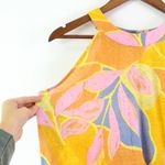 C&C California  High Neck Sleeveless Floral‎ Linen Top M Photo 1