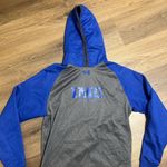 Under Armour IMG academy fleece lined hoodie -  gray with blue size small Photo 2