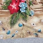 VTG KYs Hawaiian Dress Womens S Tropical Floral Beach Sleeveless Mini Sundress Green Photo 6