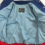 Champion Vintage 1970’s Letterman Jacket w/Zip Up Hood Blue & Red Sz M Unisex Photo 1