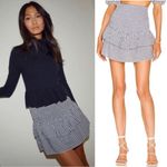 Nation Ltd Nili Party Mini Skirt in Gingham Size XS Smocked Ruffle Tube Top Photo 1