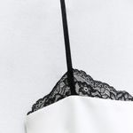 ZARA  Dress lace mini fitted white wedding party coctail evening bodycon Photo 7