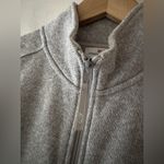 Vineyard Vines NWOT Light Gray Vest Zip Up Jacket Fuzzy Soft Interior Photo 2