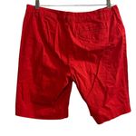 Lauren Ralph Lauren Women's Red Casual Shorts Size 10 Zip Pockets Photo 7