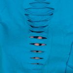 Disney  Little Mermaid Crewneck Pullover Sweatshirt Cutout Back Size Large Photo 3