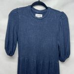 Velvet by Graham Spencer Navy Blue Women's Tiered Sweater Midi Dress Size Small Photo 2