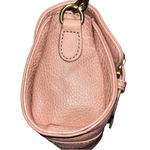 Anthropologie Aidy Pink Faux Leather Barrel Bag Photo 6