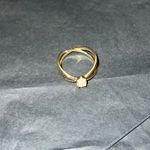 Kendra Scott Emilie Gold Double Band Ring in Iridescent Drusy New size 7 Photo 3