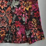 Investments Size XL Multicolor Floral Blouse with sleeves button Photo 2