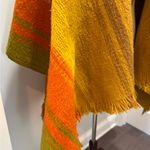 Cozy Mustard and Orange Knit Shawl Yellow Size undefined Photo 4