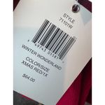 Breckenridge ‎ plus size 1X Ugly Christmas Sweater NWT Snowman half zip knit Red Photo 1