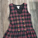 LANZ OF SALZBURG Vintage Plaid Dress Red Size M Photo 2