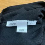 Ann Taylor  Womens Medium Top‎ Black Sleeveless Tank Scoop Neck Gathered Detail Photo 4