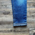 White House | Black Market  Womens The Slim Crop Embroidered Frayed Hem Jeans Sz 0 Photo 5