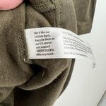 Eileen Fisher olive green pullover sweater dress tunic top chest pocket medium Photo 8