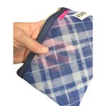 Isaac Mizrahi  Mesh blue Travel Kit Bag Cosmetic Case Organizer 8x5” Photo 5