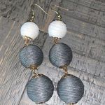 5/$25 Bohemian Style White to Gray Ombré Drop NEW Photo 0