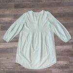Vineyard Vines Light Blue Linen Pleated Shift Dress Coverup, Long Sleeve S34 Photo 10