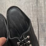 Rebecca Minkoff Black and Silver Mules with Block Heel Photo 4