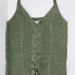 American Eagle  Ribbed Knit Lace-up Tank Photo 0