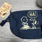 snoopy charlie brown peanuts denim mini clutch Photo 1