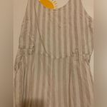 Rachel Zoe Beige and White Striped Jumpsuit Photo 3