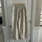 Reformation  Olina Linen Cargo Pant NWT Photo 3