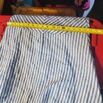 Merona Blue and White Striped Halter Maxi Dress Photo 6