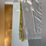 Tahari  Taupe Oatmeal Polo Collar Long Sleeve Loose Fit Knit Sweater Dress Large Photo 6