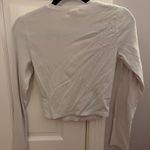 Bozzolo Long sleeve White crop top Photo 2