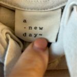 A New Day Women's Beige Pullover Hoodie Size XL Casual Fall Photo 3