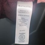 Athleta Women's Steady State Cropped Burgundy Hooded Sweatshirt Size Small Photo 4