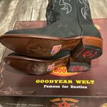 Los Altos Women’s Leather Black Western Cowboy Boots Size 7 Photo 6