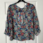 Cotton Candy Sheer Floral Top Photo 5