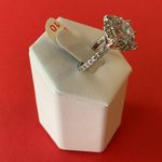 Bomb Party RBP2851 “Hint of Romance” Diamond CZ on Rhodium Size 10 Ring NWT Photo 1