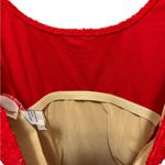 Newport News VTG  Sun Streak Textured Red Tank Swim Suit Sz 14T Fully Lined Beach Photo 2