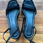Open Edit Black Platform Sandals Photo 1