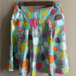 April why not Colorful Polka Dot Women's Skirt size large Blue Photo 7