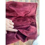 J1‎ Vintage Burgundy Leather Suede Pants Red Size undefined Photo 7