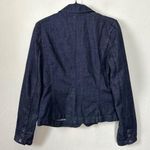 Anthropologie Anthropolige Pilcro Denim Two Button Blazer Jacket Size Medium NWT New Photo 4