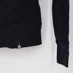 AMERICAN GIANT Black Full Zip Hoodie Sweatshirt Women's Size S Made in USA Photo 4