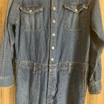 Current/Elliott Current/Elliot Women’s The Crew Studded Denim Jumpsuit Outfit Size 4 Rompers Photo 1