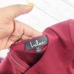 Lulus Lulu’s Women's Cumulonimbus Clouds Skater Dress M in Red Size Medium NEW Photo 3