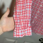 Time & Tru  Pink Plaid Print Button Up Blouse size XXL Photo 6