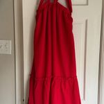 Lulus Red Halter Dress Photo 3