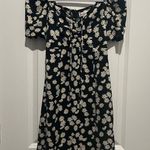 Summer Square Collar Elegant Daisy Floral Print A Photo 2